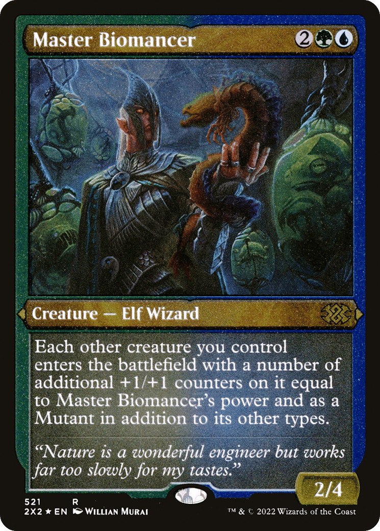 Master Biomancer — Double Masters 2022 — Magic: The Gathering