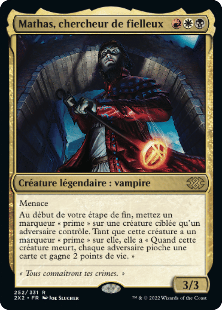 Mathas, chercheur de fielleux — Double Masters 2022 — Magic: The Gathering