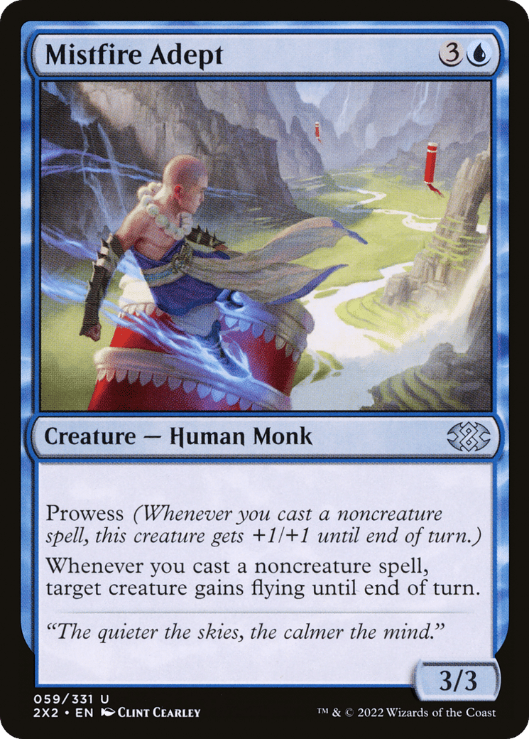 Mistfire Adept — Double Masters 2022 — Magic: The Gathering