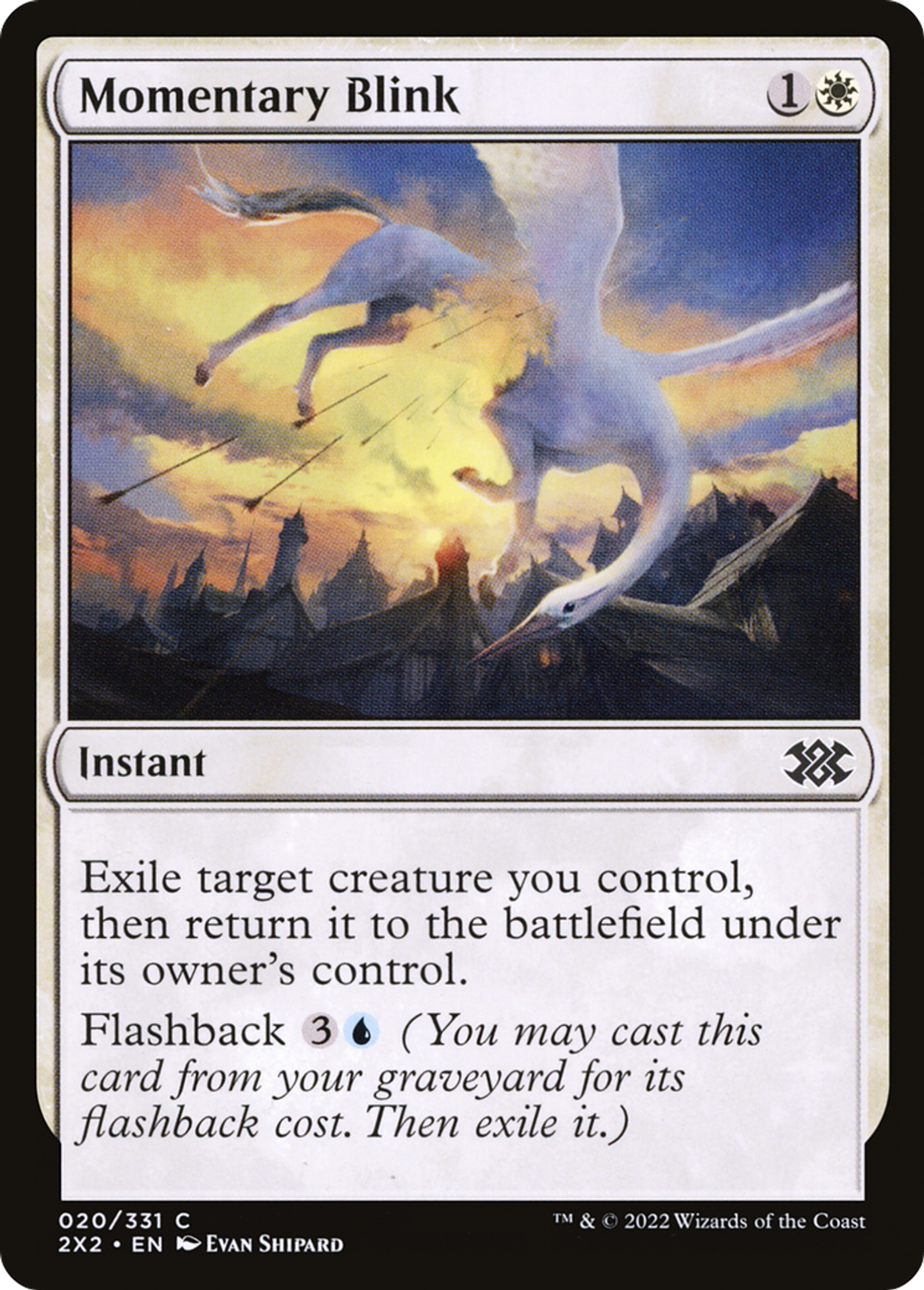 Momentary Blink — Double Masters 2022 — Magic: The Gathering