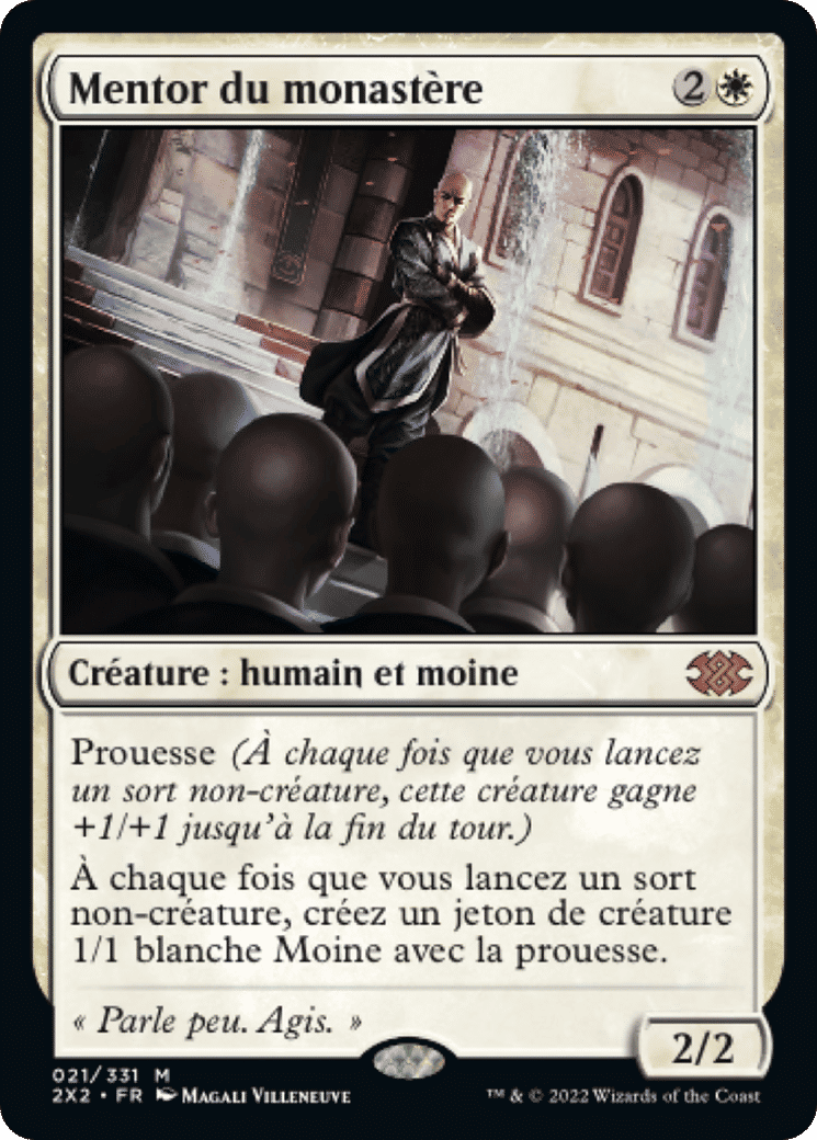 Mentor du monastère — Double Masters 2022 — Magic: The Gathering
