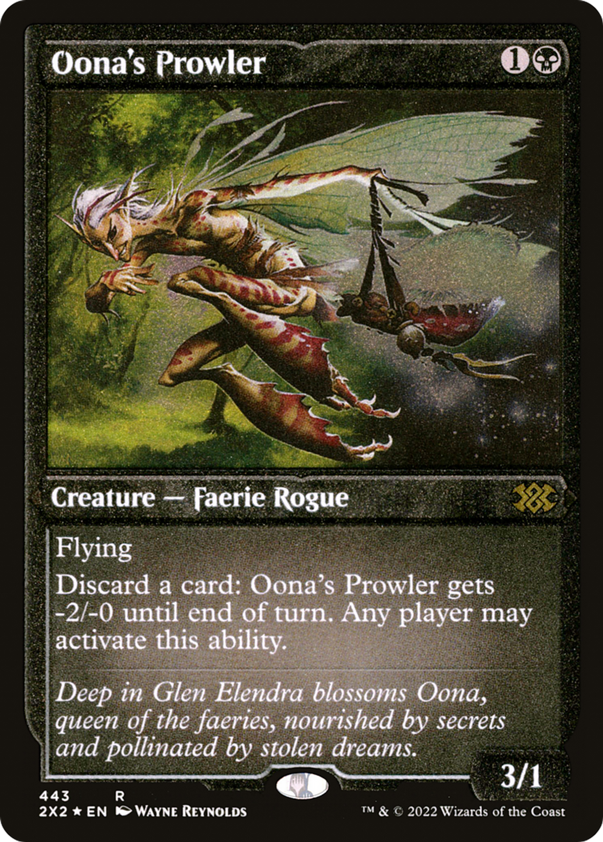 Oona's Prowler — Double Masters 2022 — Magic: The Gathering