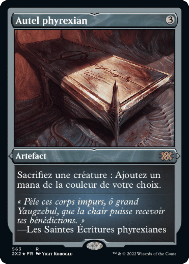Autel phyrexian — Double Masters 2022 — Magic: The Gathering