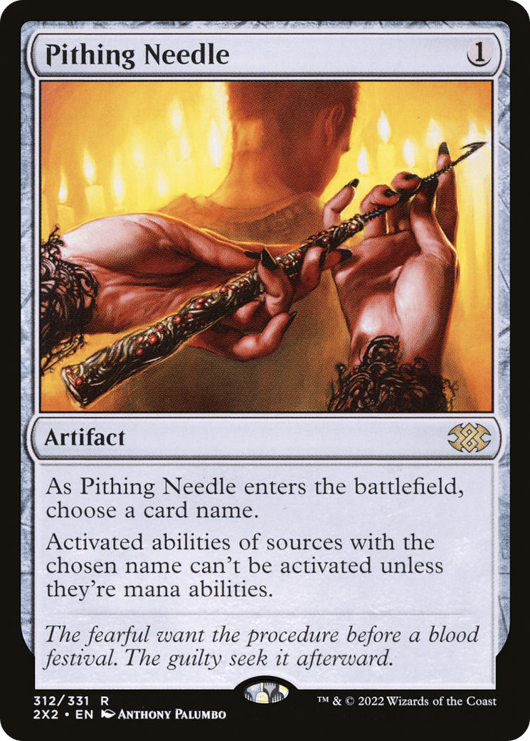 Pithing Needle — Double Masters 2022 — Magic: The Gathering