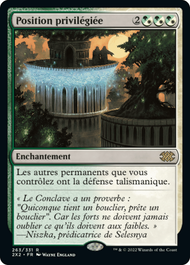 Position privilégiée from Double Masters 2022 - Magic: The Gathering