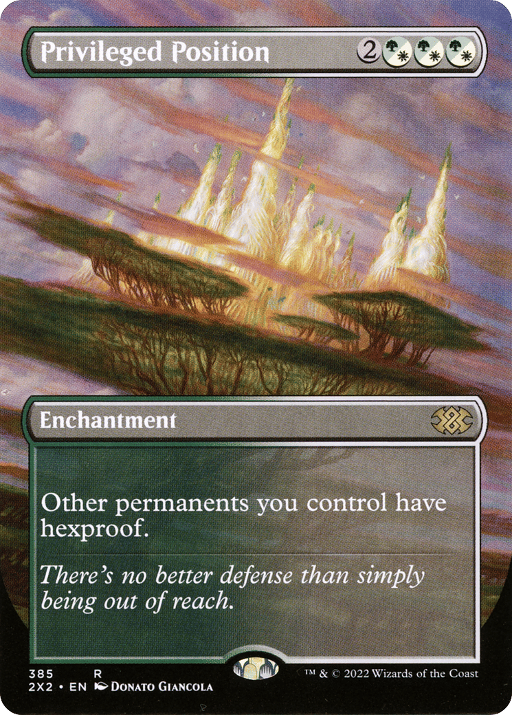 Privileged Position from Double Masters 2022 - Magic: The Gathering