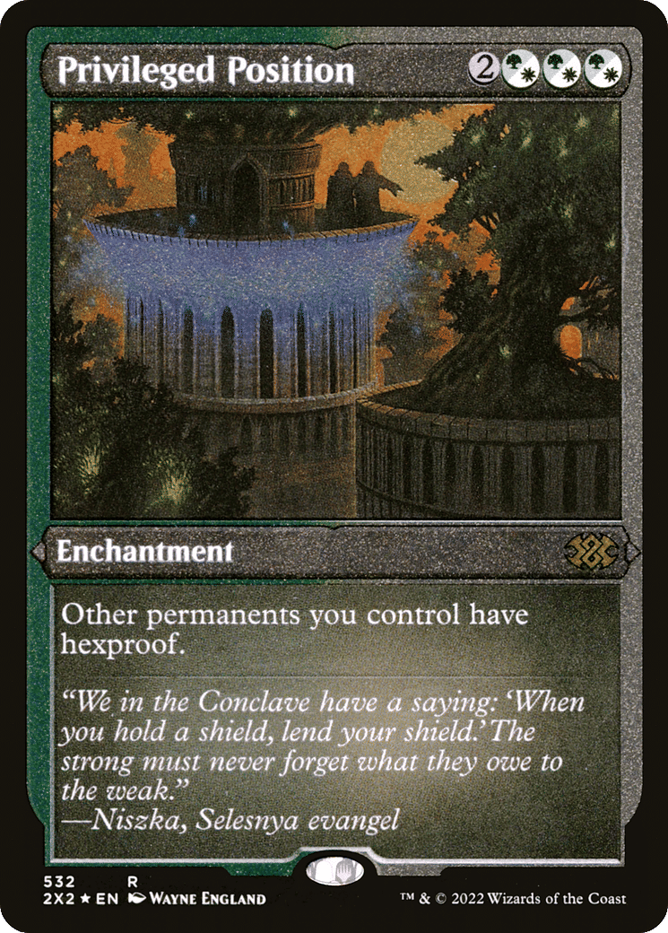 Privileged Position — Double Masters 2022 — Magic: The Gathering