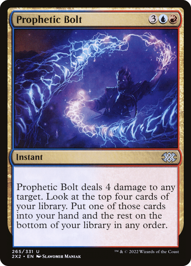 Prophetic Bolt — Double Masters 2022 — Magic: The Gathering