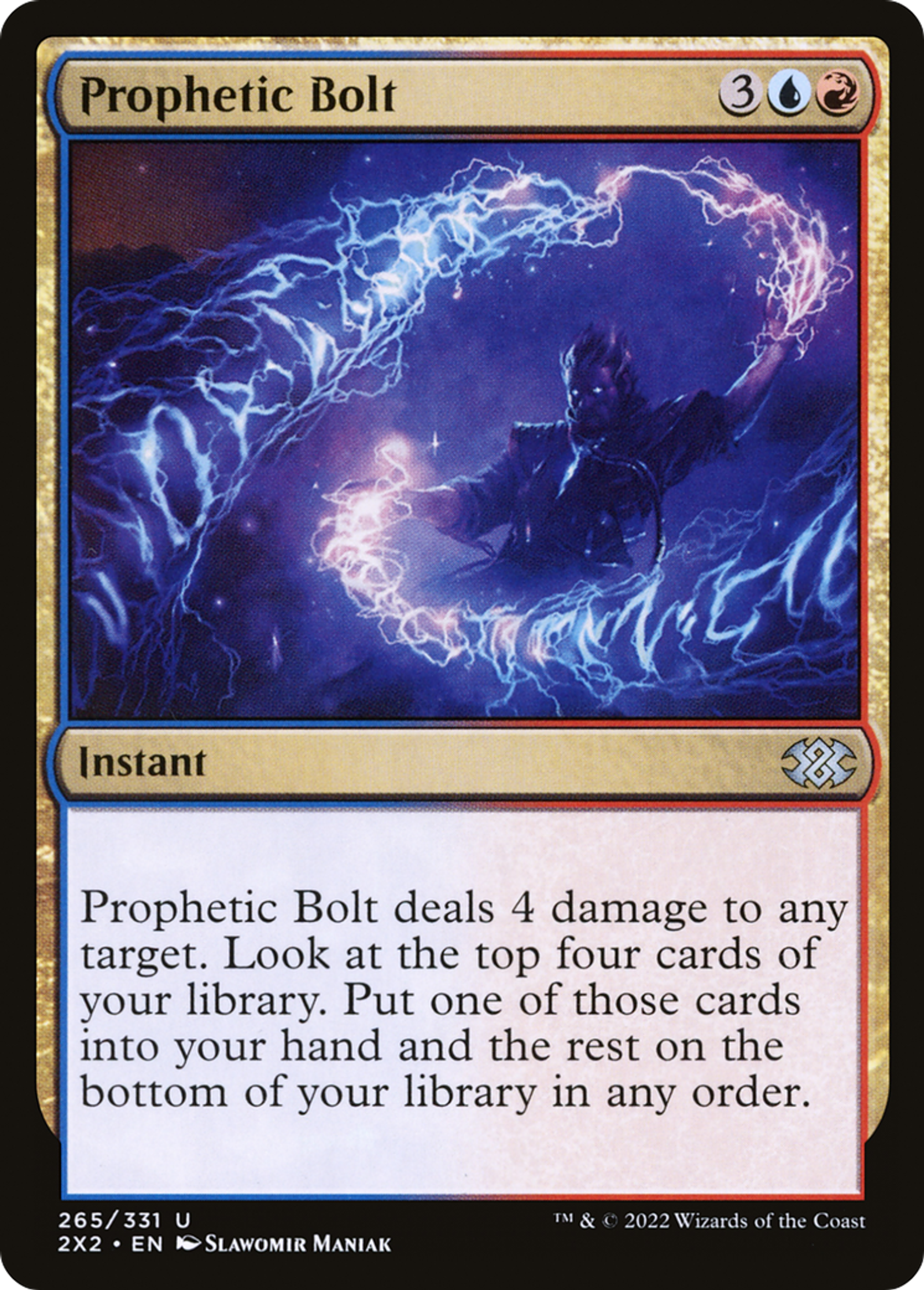 Éclair prophétique — Double Masters 2022 — Magic: The Gathering