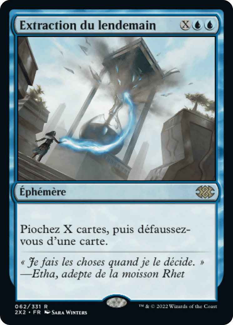 Extraction du lendemain from Double Masters 2022 - Magic: The Gathering