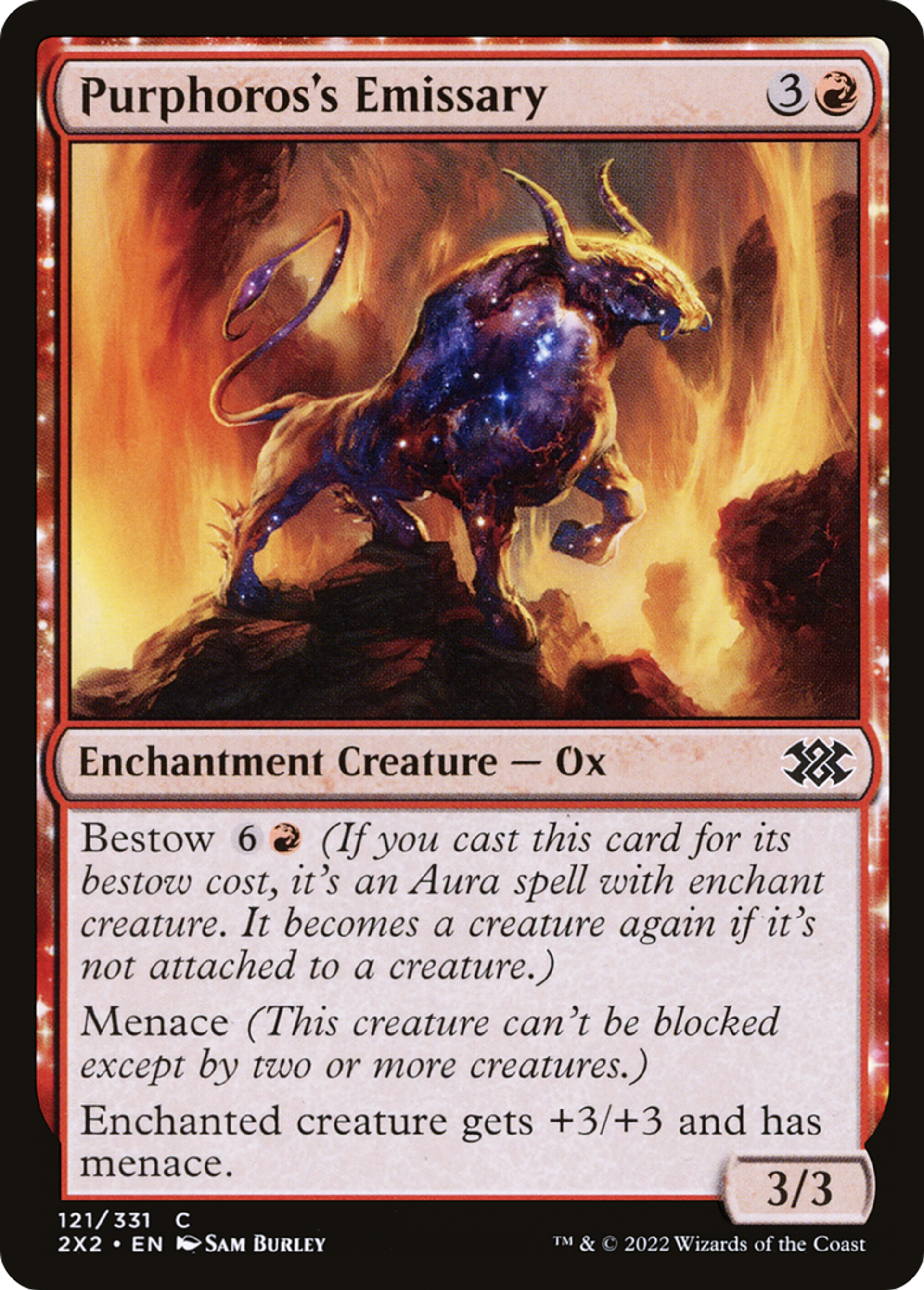 Purphoros's Emissary — Double Masters 2022 — Magic: The Gathering
