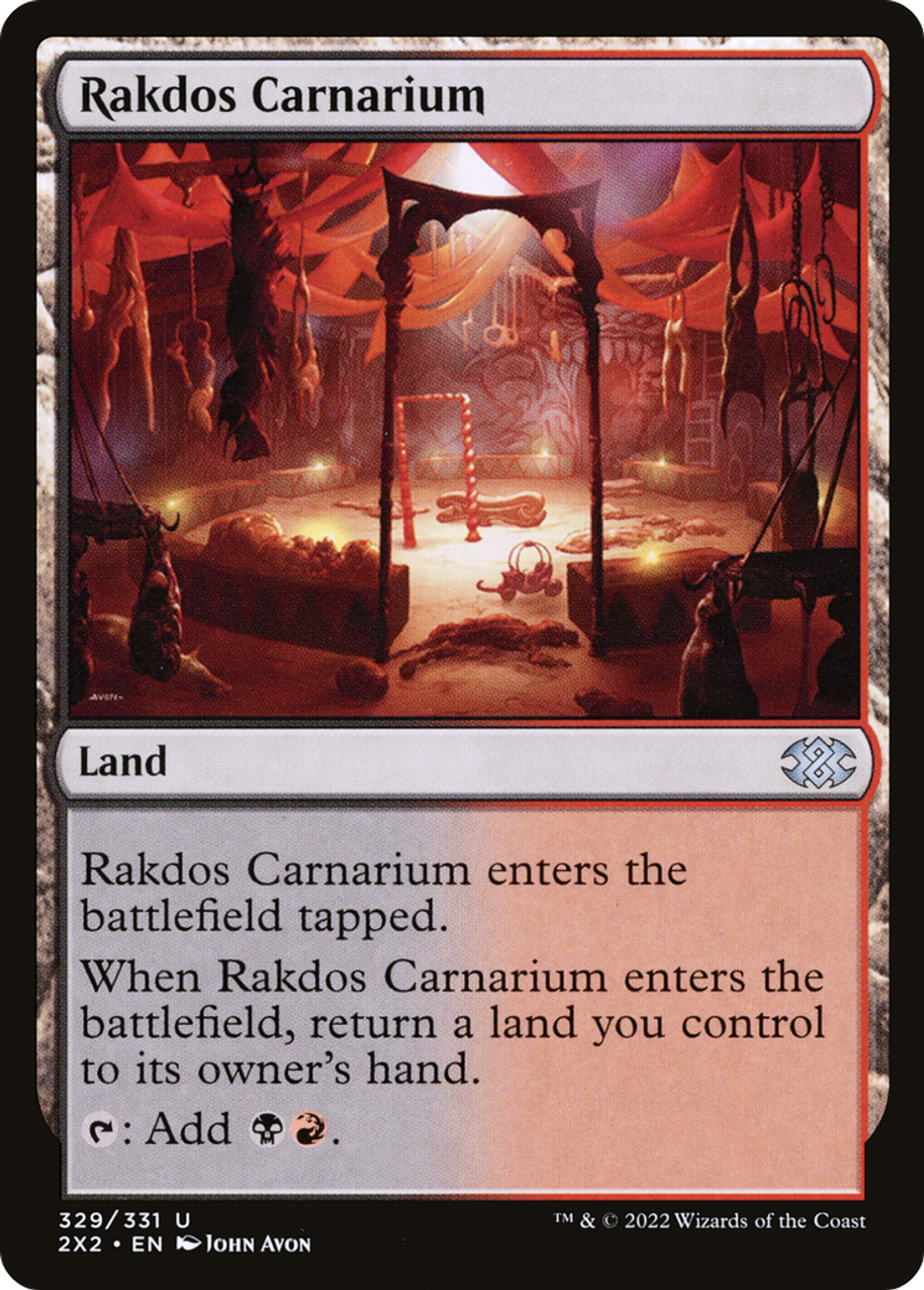 Rakdos Carnarium — Double Masters 2022 — Magic: The Gathering