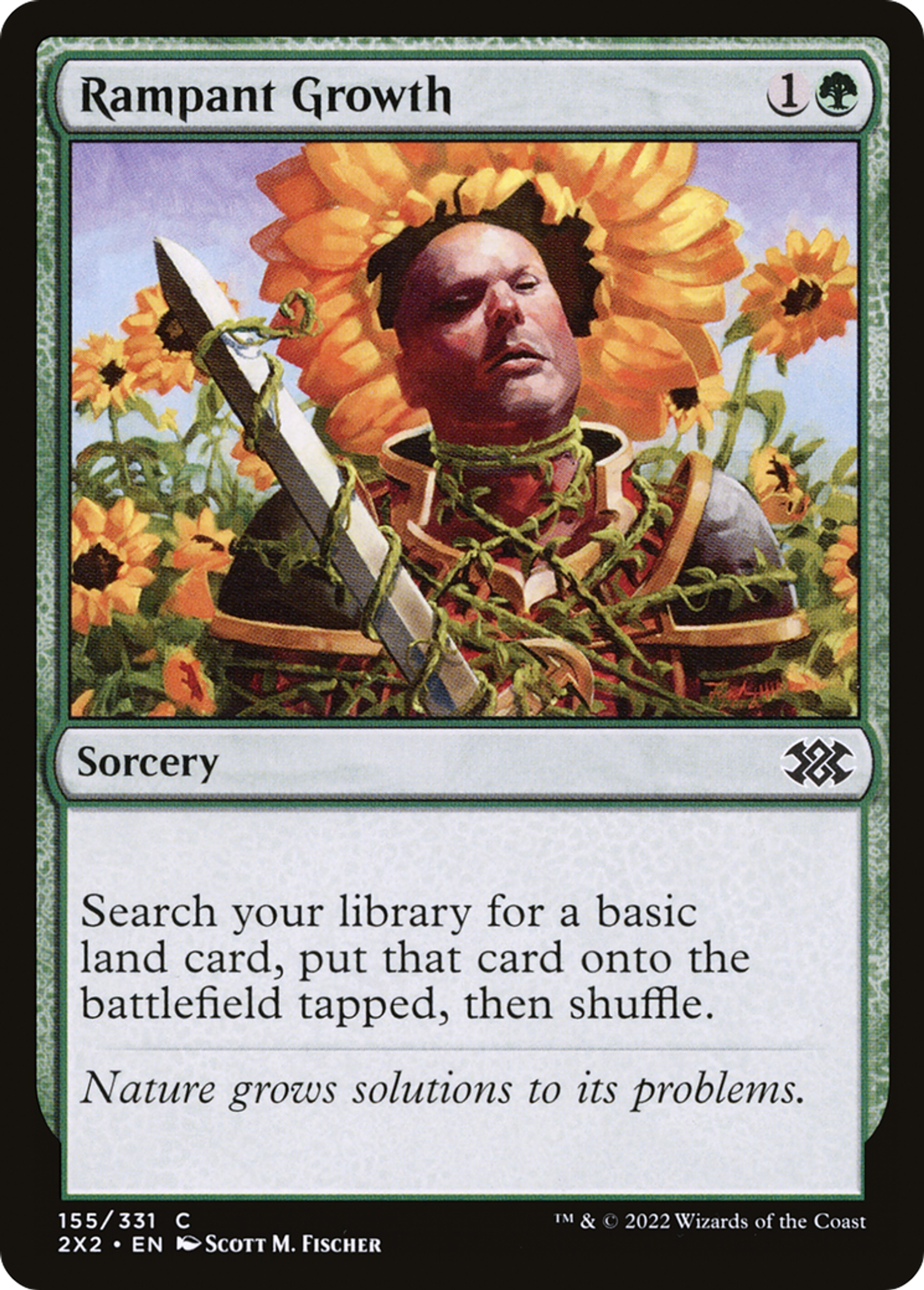 Rampant Growth — Double Masters 2022 — Magic: The Gathering