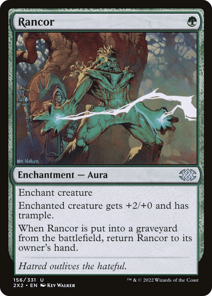 Rancor — Double Masters 2022 — Magic: The Gathering