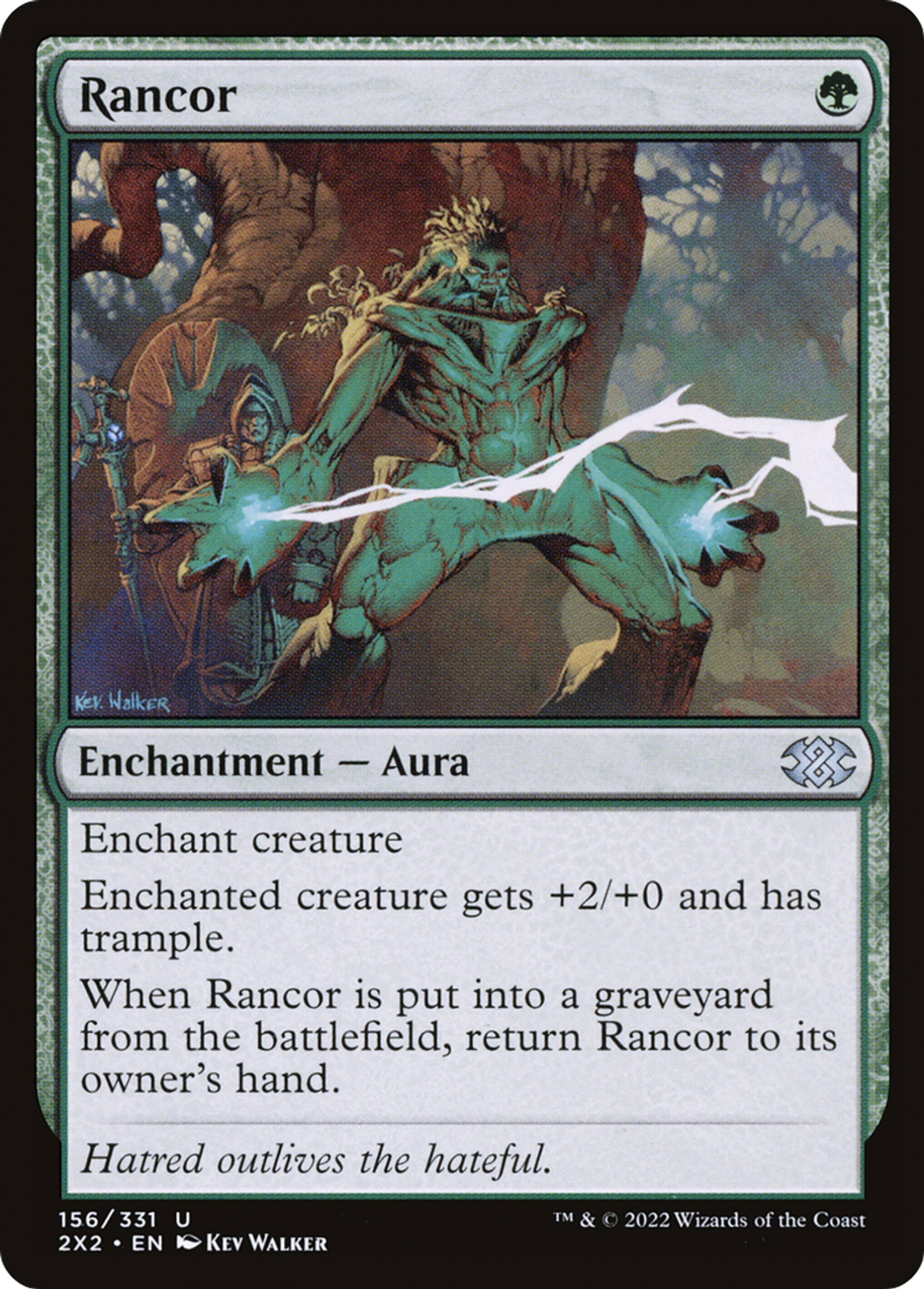 Rancor — Double Masters 2022 — Magic: The Gathering