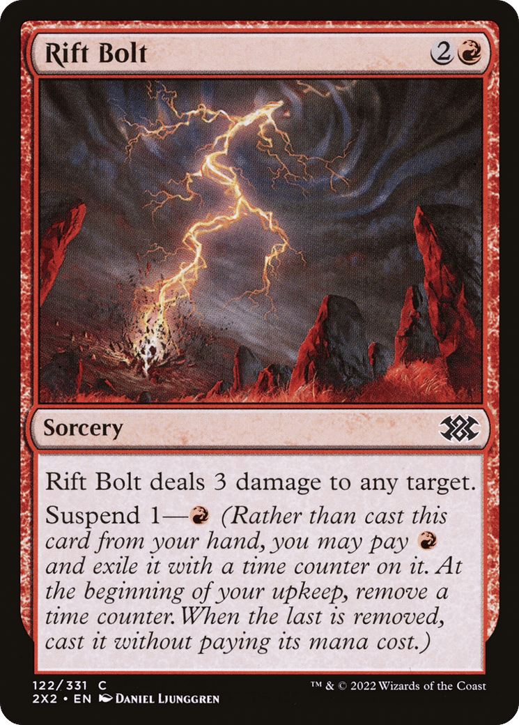 Rift Bolt — Double Masters 2022 — Magic: The Gathering