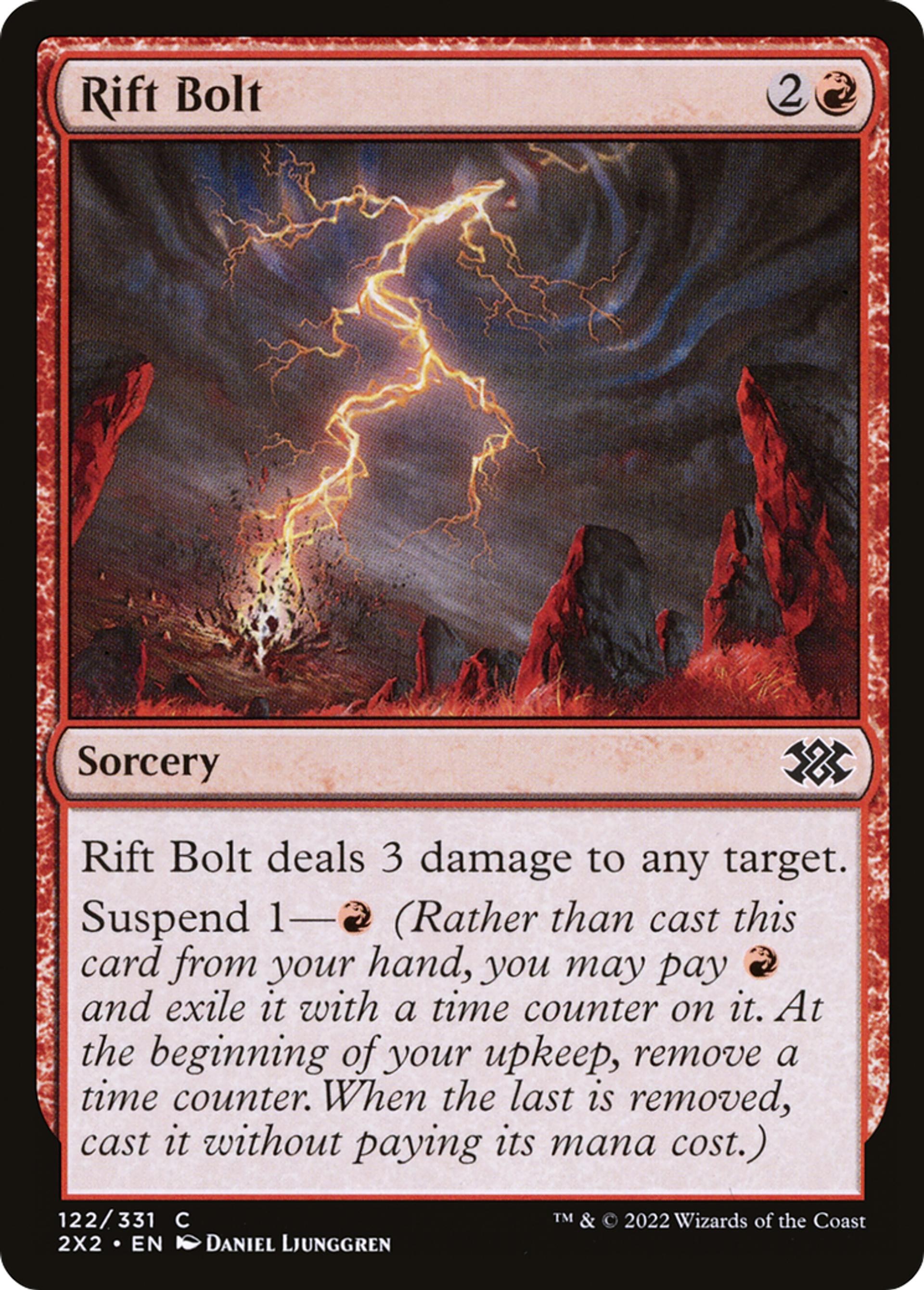 Rift Bolt — Double Masters 2022 — Magic: The Gathering