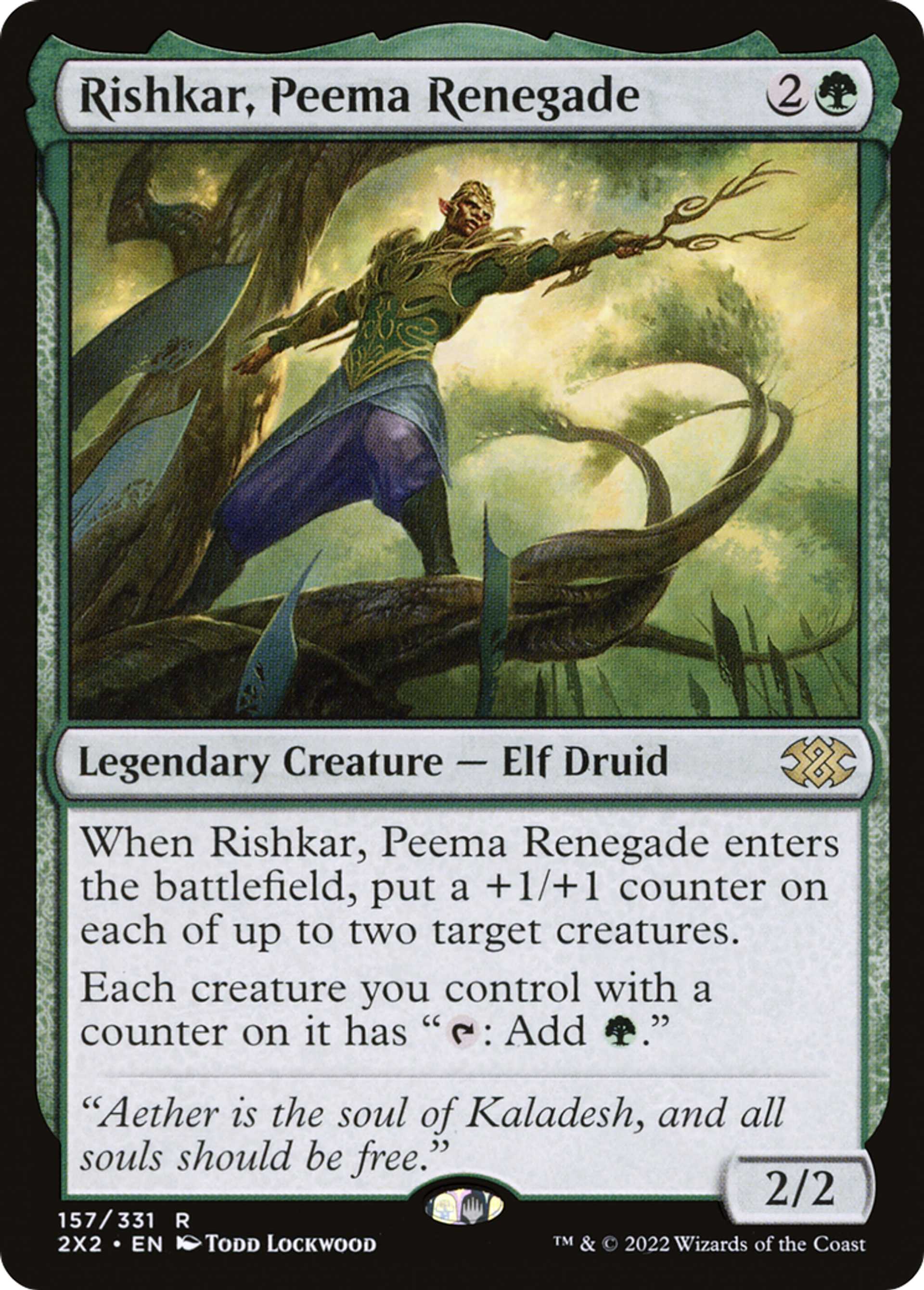 Rishkar, Peema Renegade — Double Masters 2022 — Magic: The Gathering