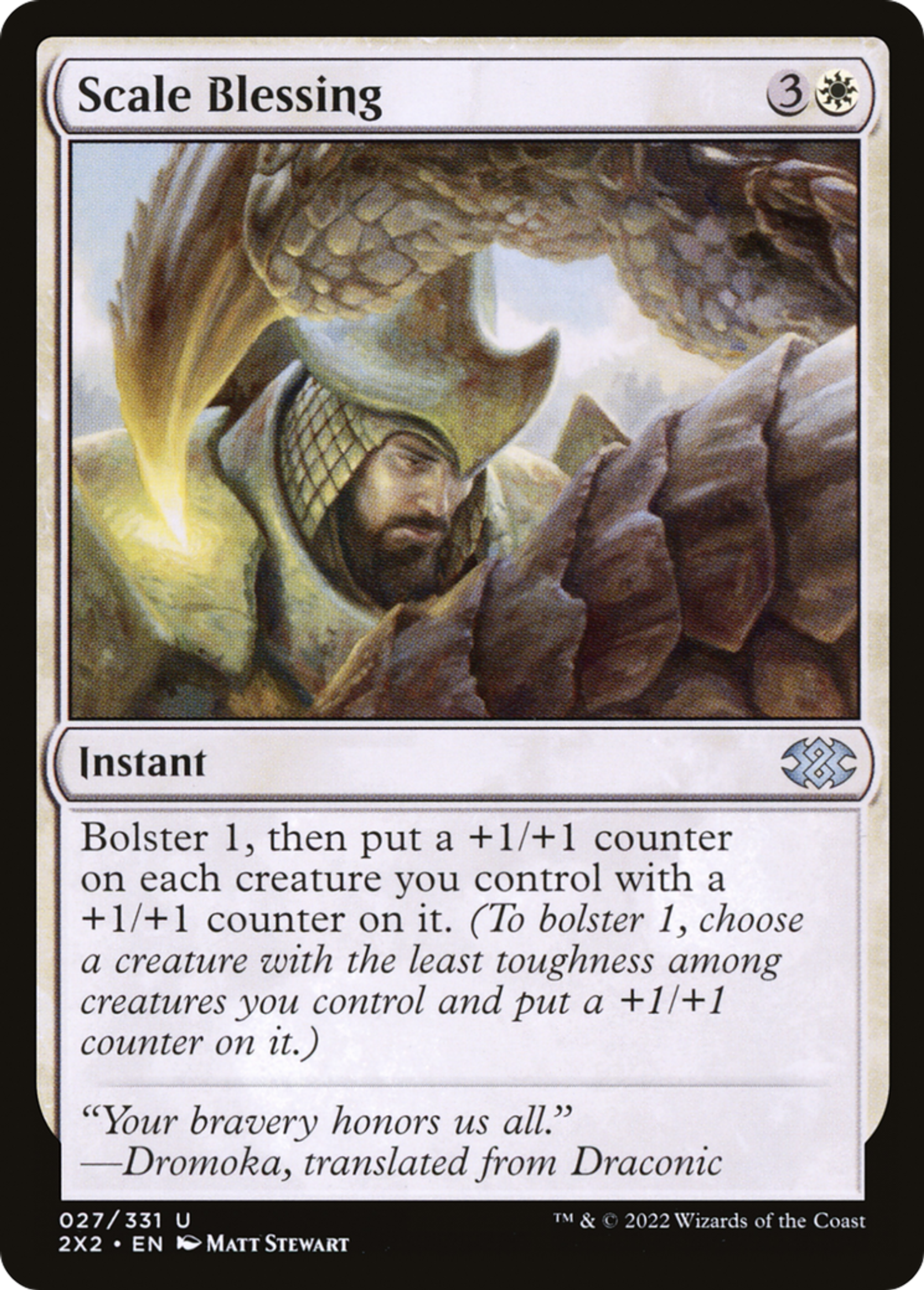 Scale Blessing — Double Masters 2022 — Magic: The Gathering