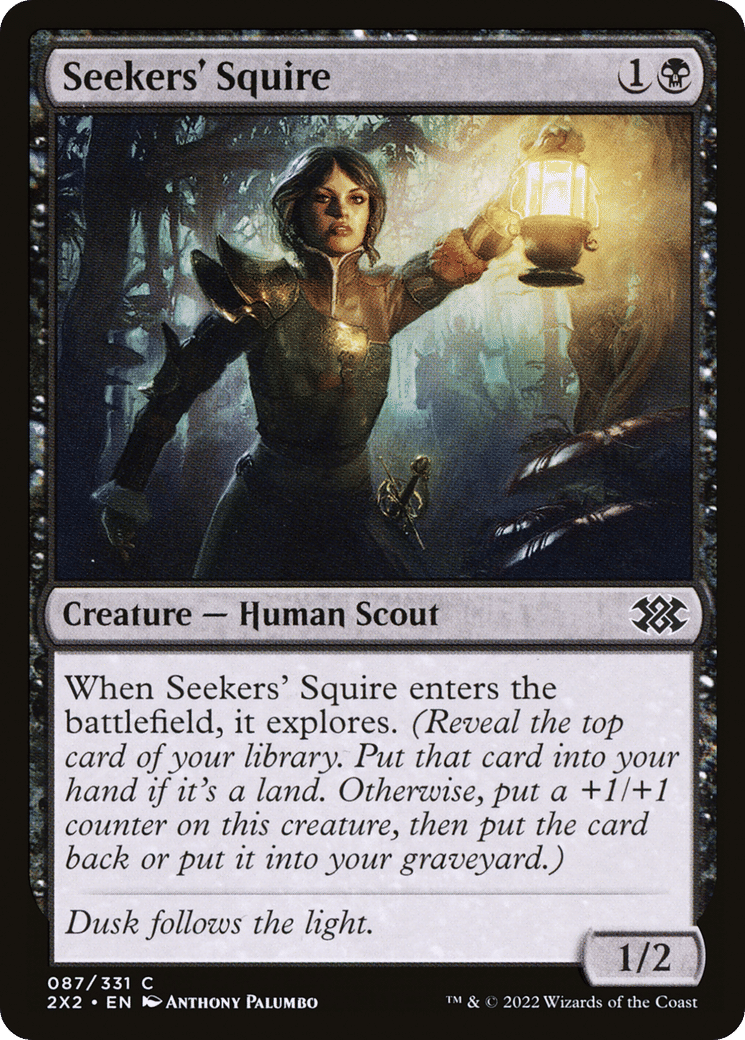 Seekers' Squire — Double Masters 2022 — Magic: The Gathering