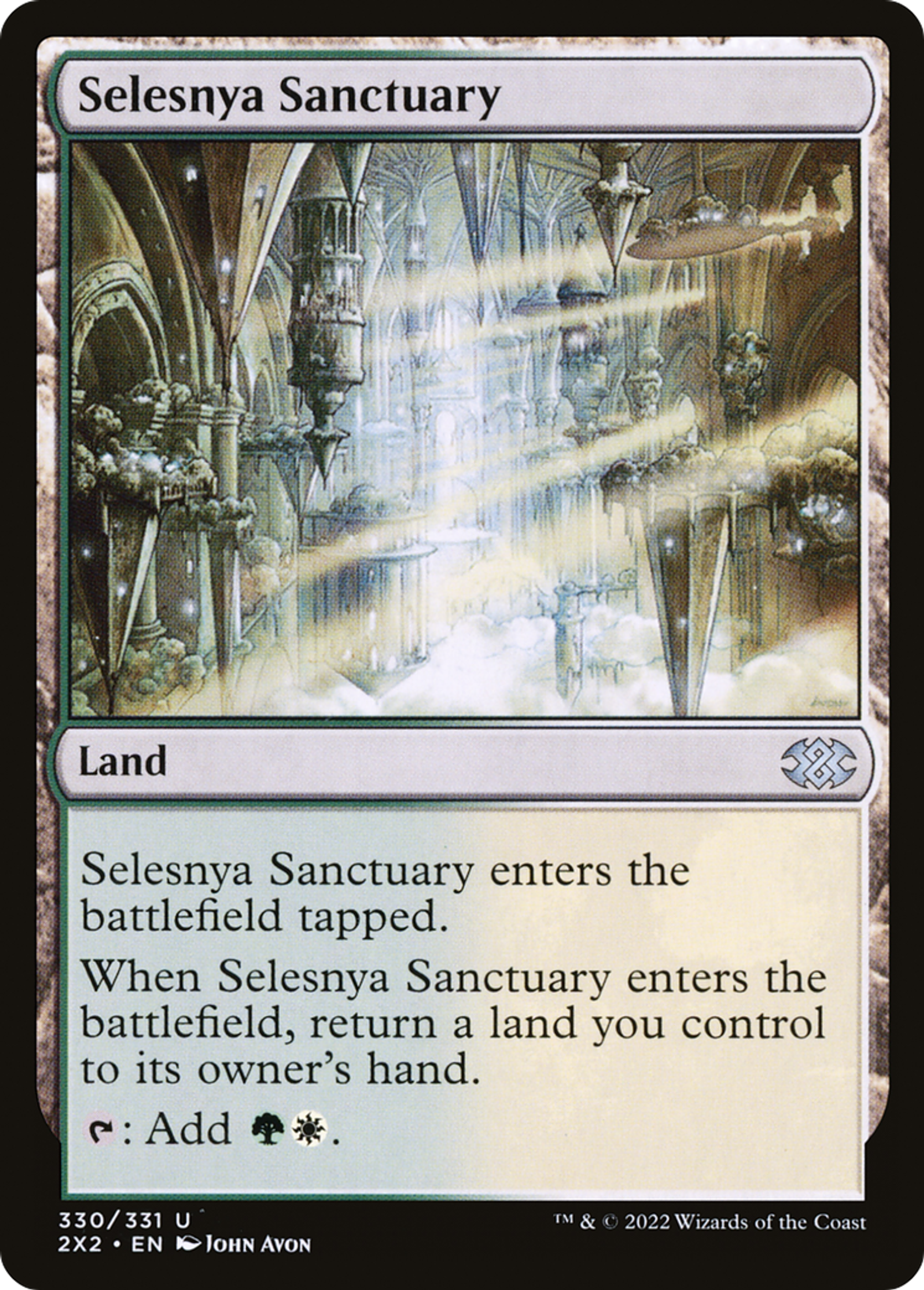 Selesnya Sanctuary — Double Masters 2022 — Magic: The Gathering