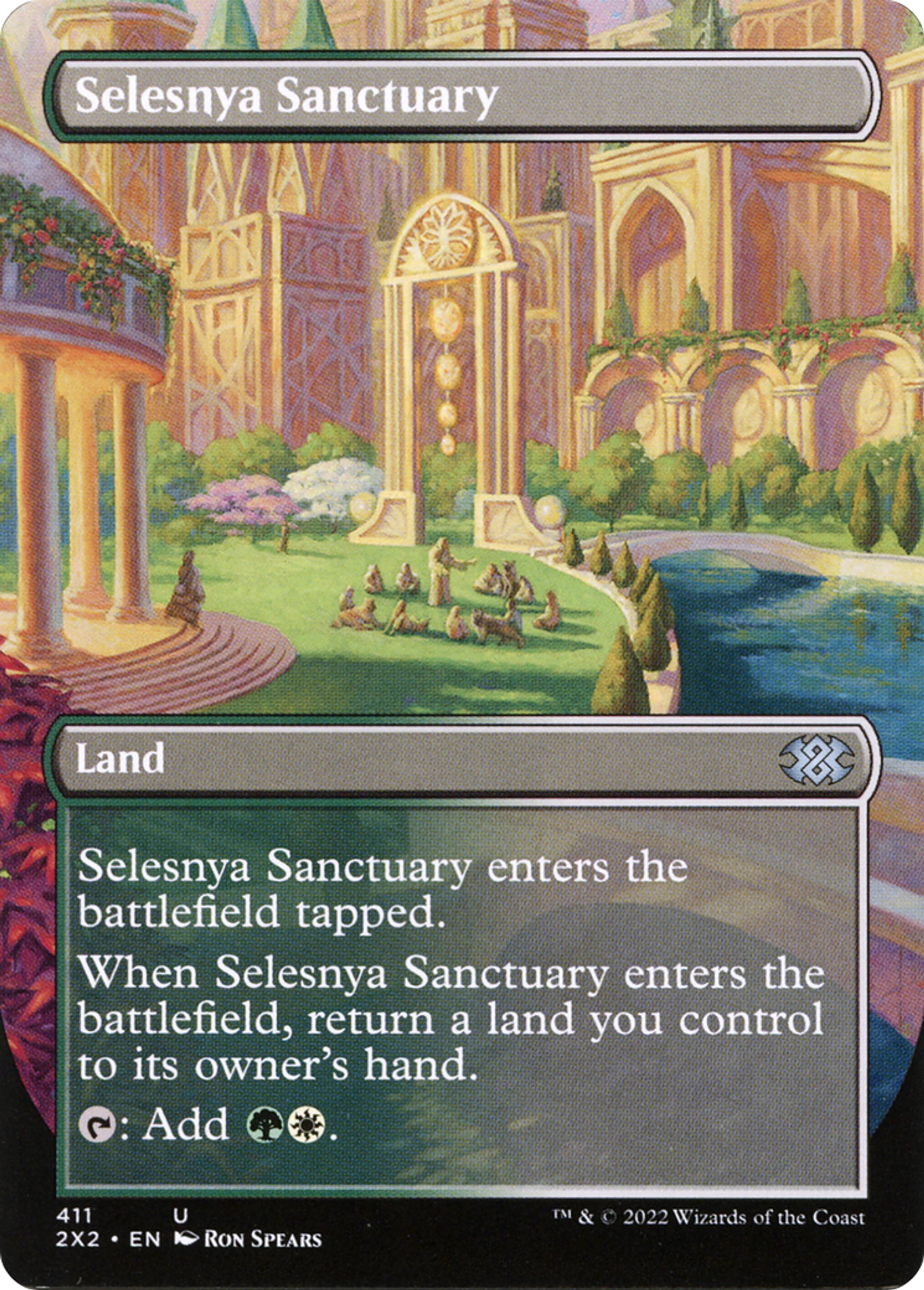 Selesnya Sanctuary — Double Masters 2022 — Magic: The Gathering