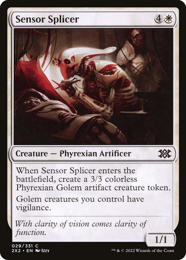Sensor Splicer — Double Masters 2022 — Magic: The Gathering