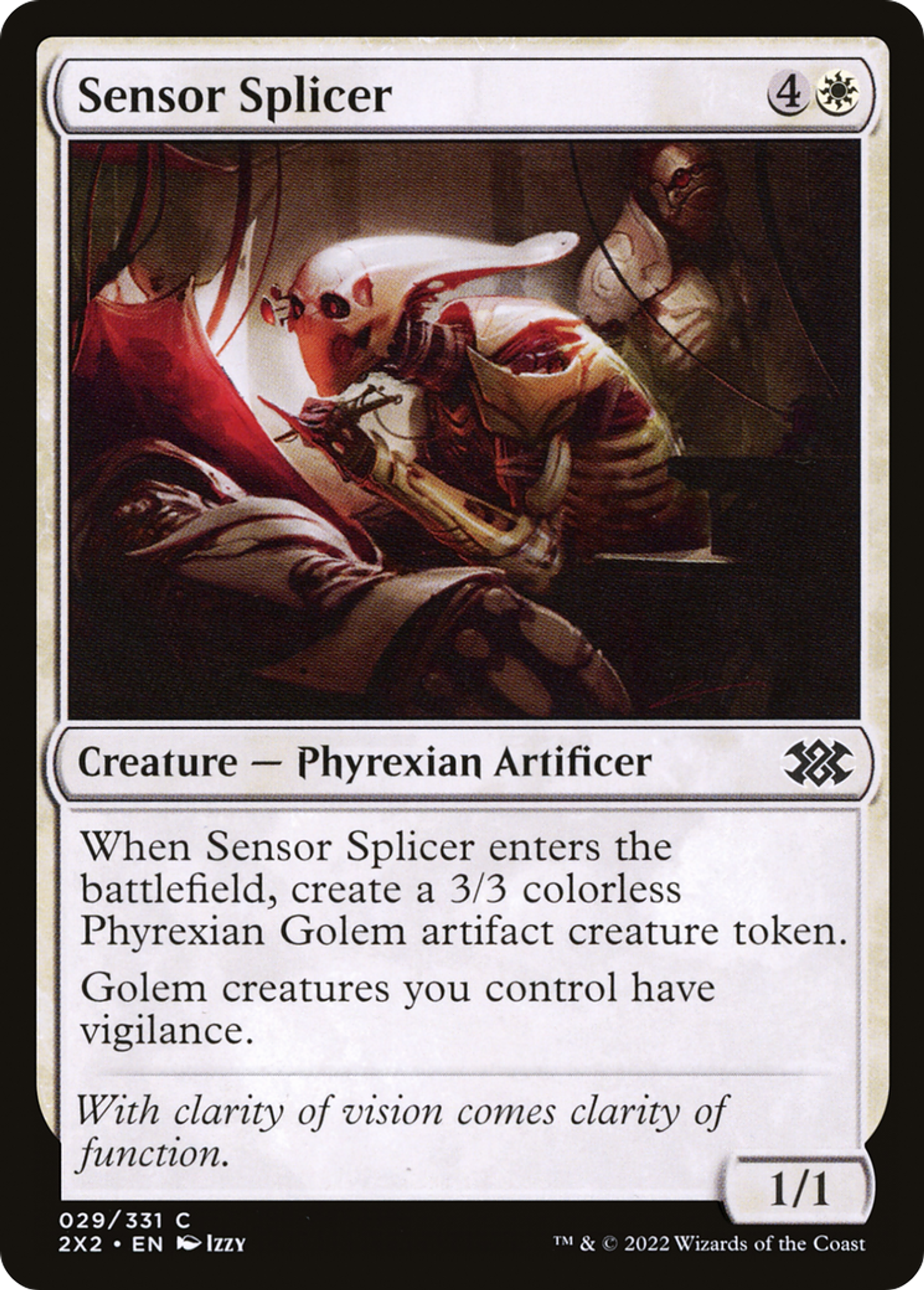 Sensor Splicer — Double Masters 2022 — Magic: The Gathering