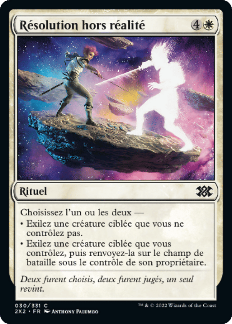 Résolution hors réalité — Double Masters 2022 — Magic: The Gathering