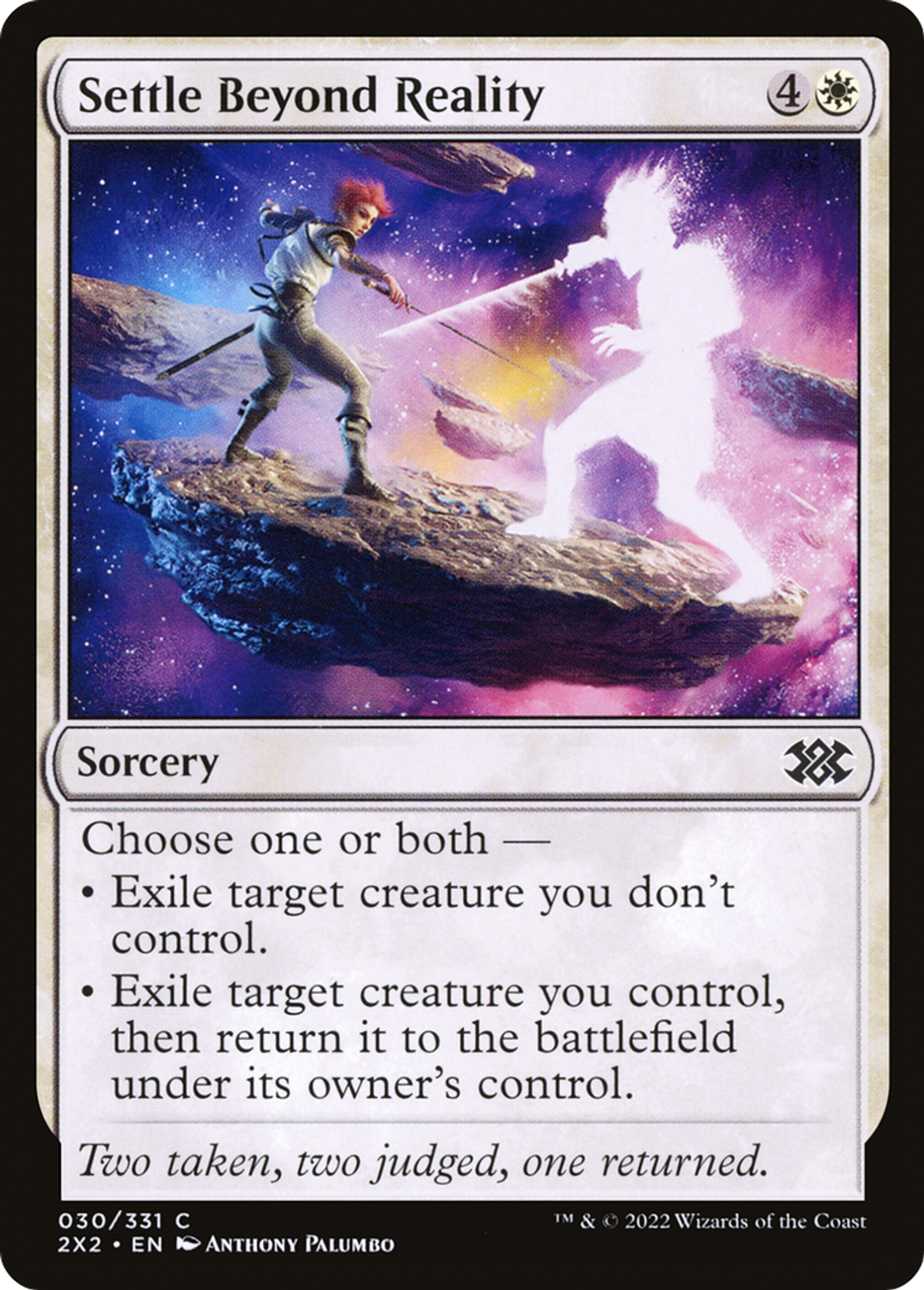 Résolution hors réalité — Double Masters 2022 — Magic: The Gathering