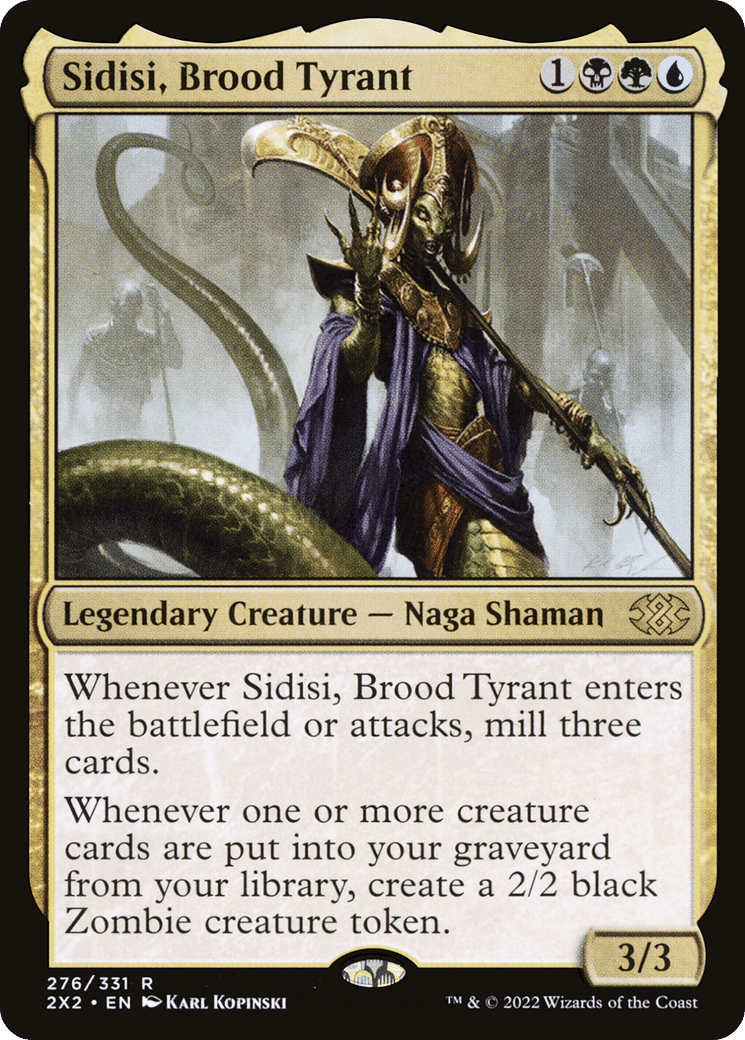 Sidisi, Brood Tyrant — Double Masters 2022 — Magic: The Gathering