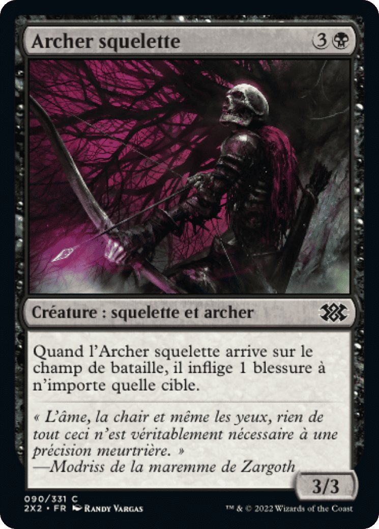 Archer squelette — Double Masters 2022 — Magic: The Gathering