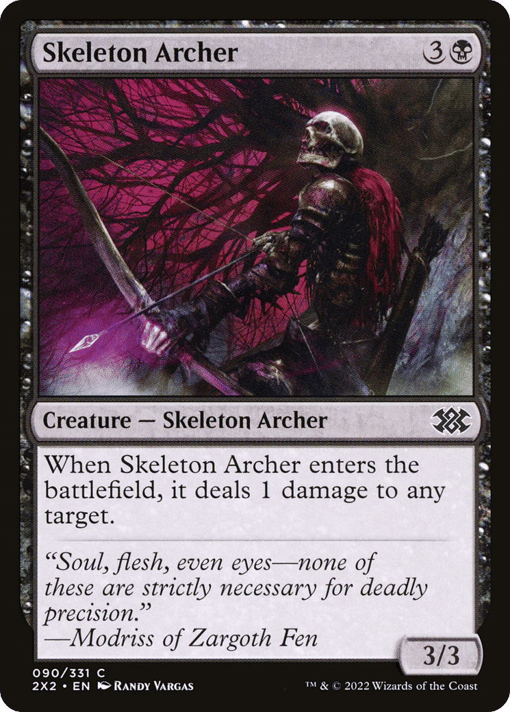 Skeleton Archer — Double Masters 2022 — Magic: The Gathering