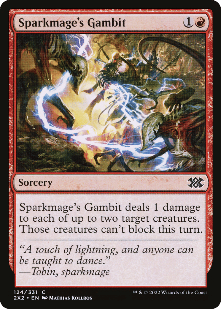 Sparkmage's Gambit — Double Masters 2022 — Magic: The Gathering
