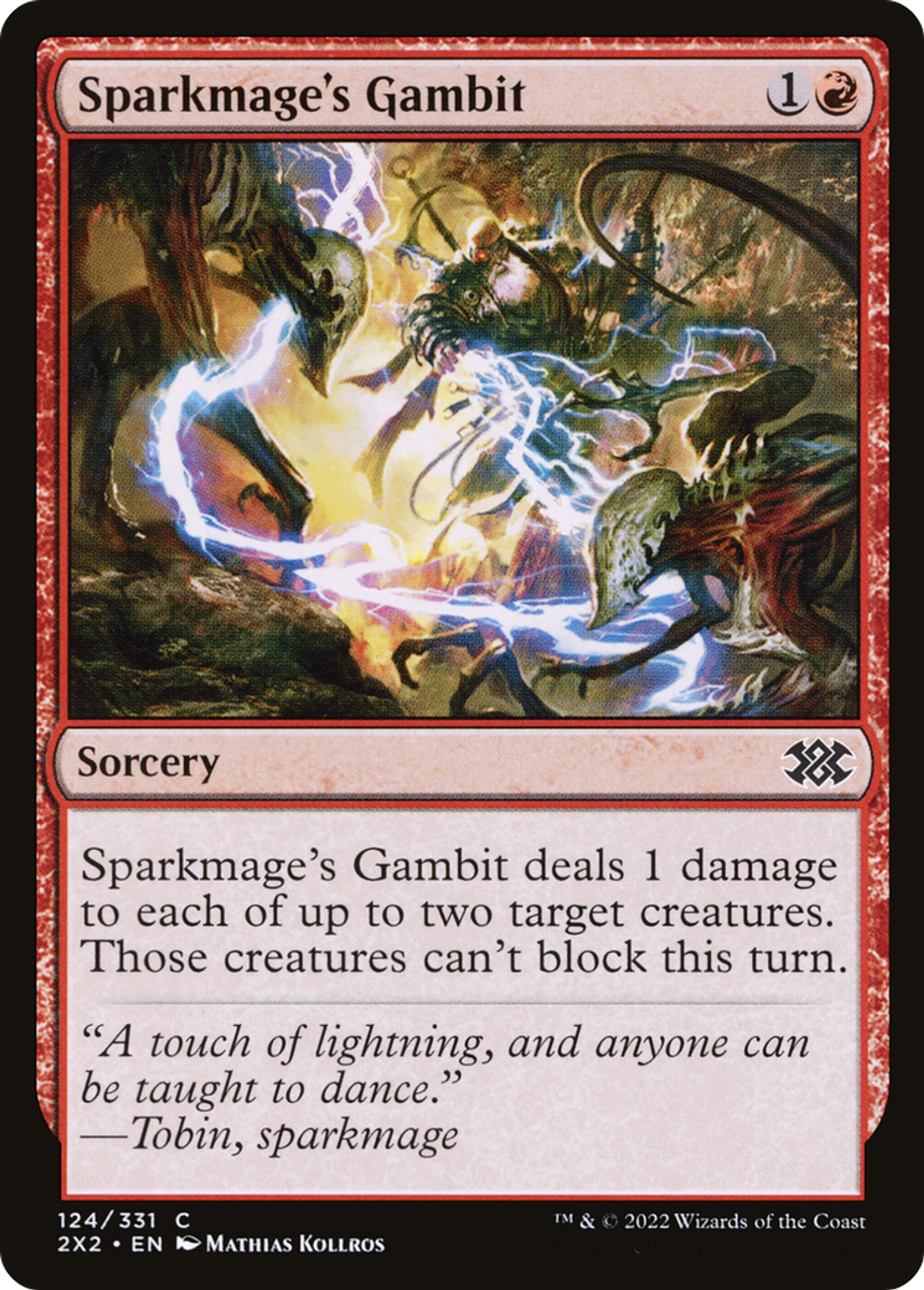 Sparkmage's Gambit — Double Masters 2022 — Magic: The Gathering