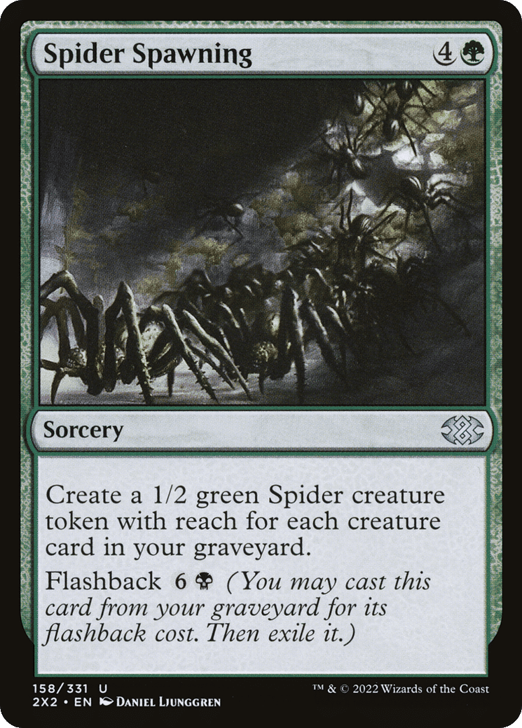 Spider Spawning — Double Masters 2022 — Magic: The Gathering