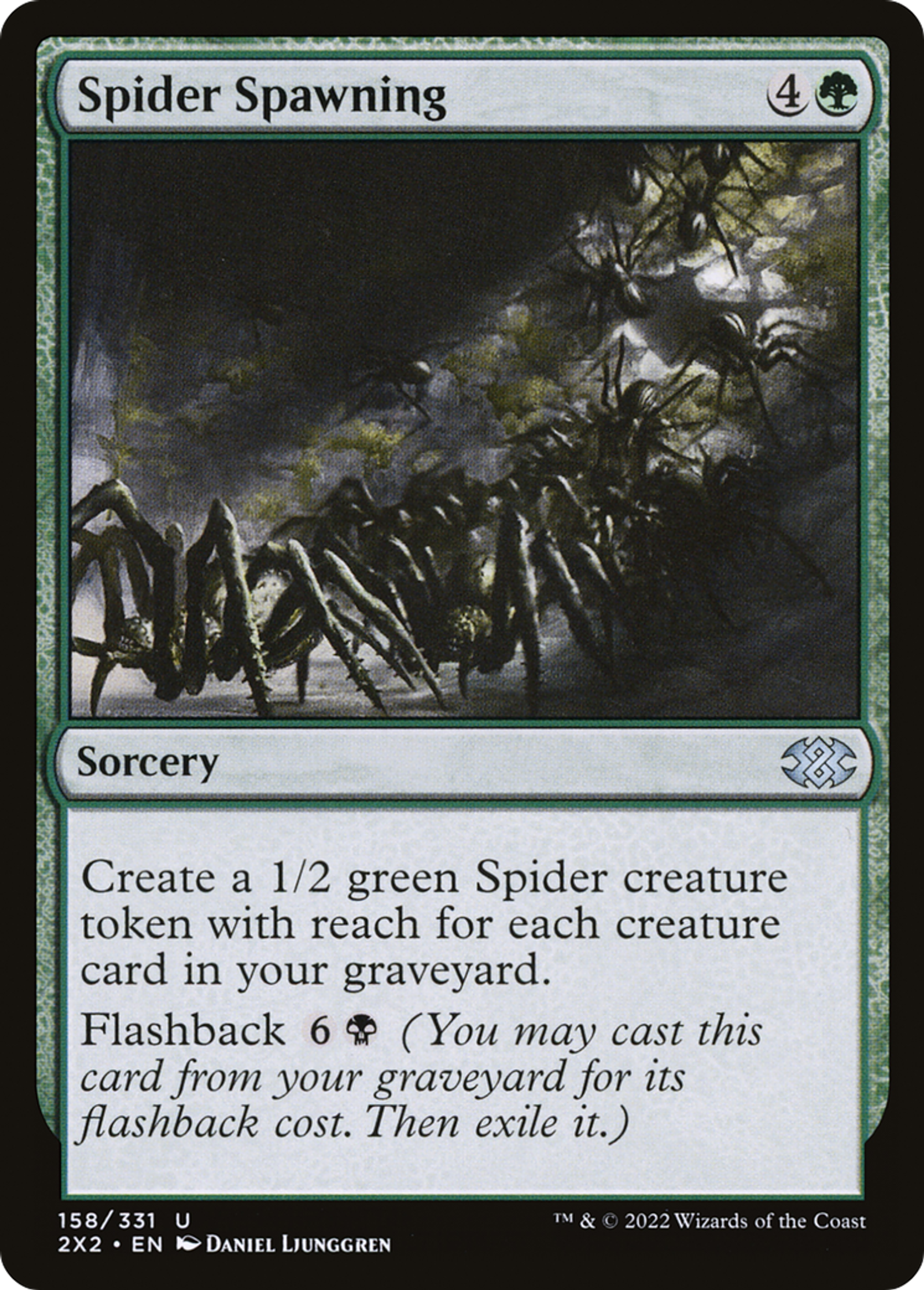 Spider Spawning — Double Masters 2022 — Magic: The Gathering