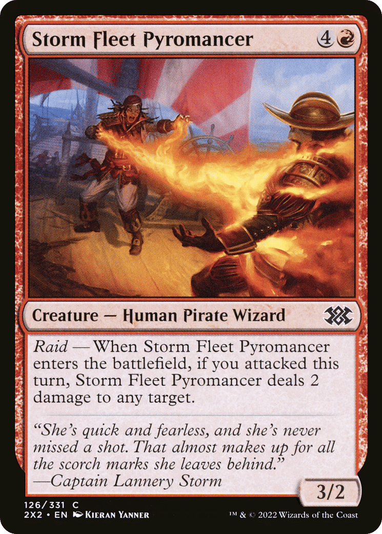 Storm Fleet Pyromancer — Double Masters 2022 — Magic: The Gathering