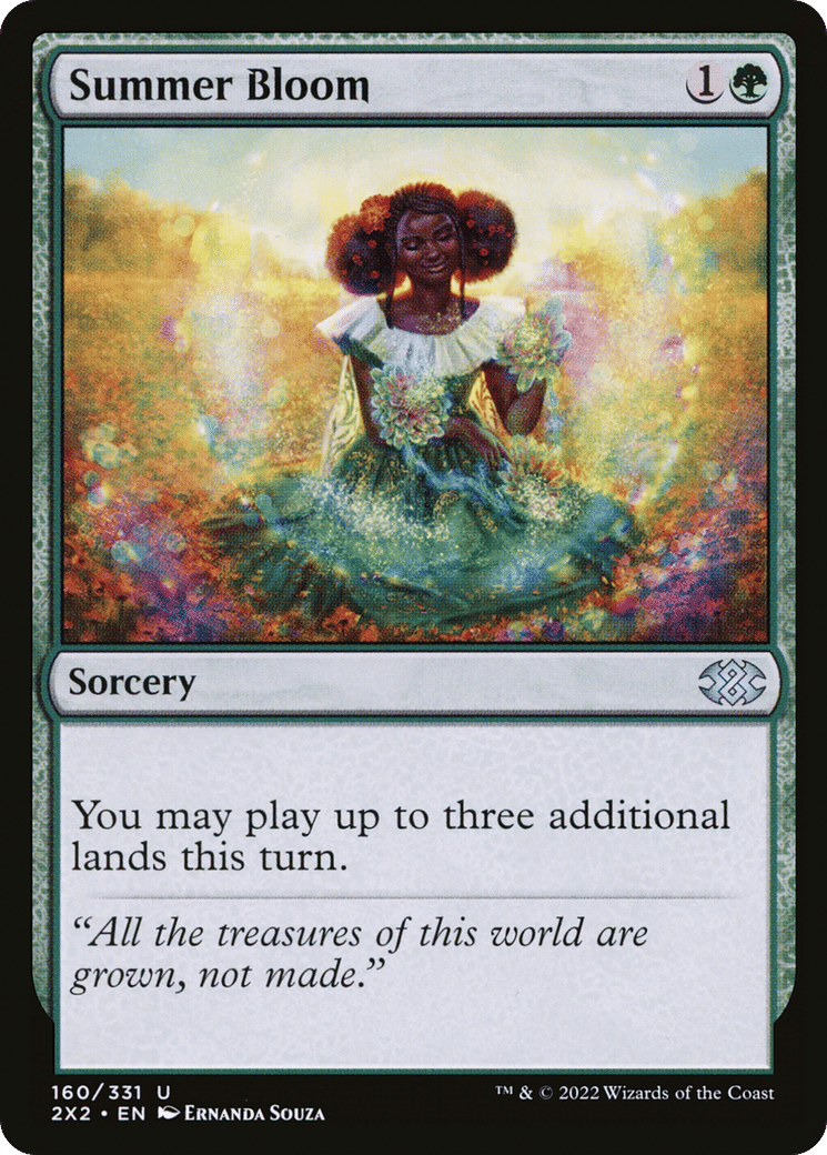 Summer Bloom — Double Masters 2022 — Magic: The Gathering