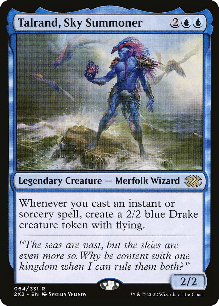 Talrand, Sky Summoner — Double Masters 2022 — Magic: The Gathering