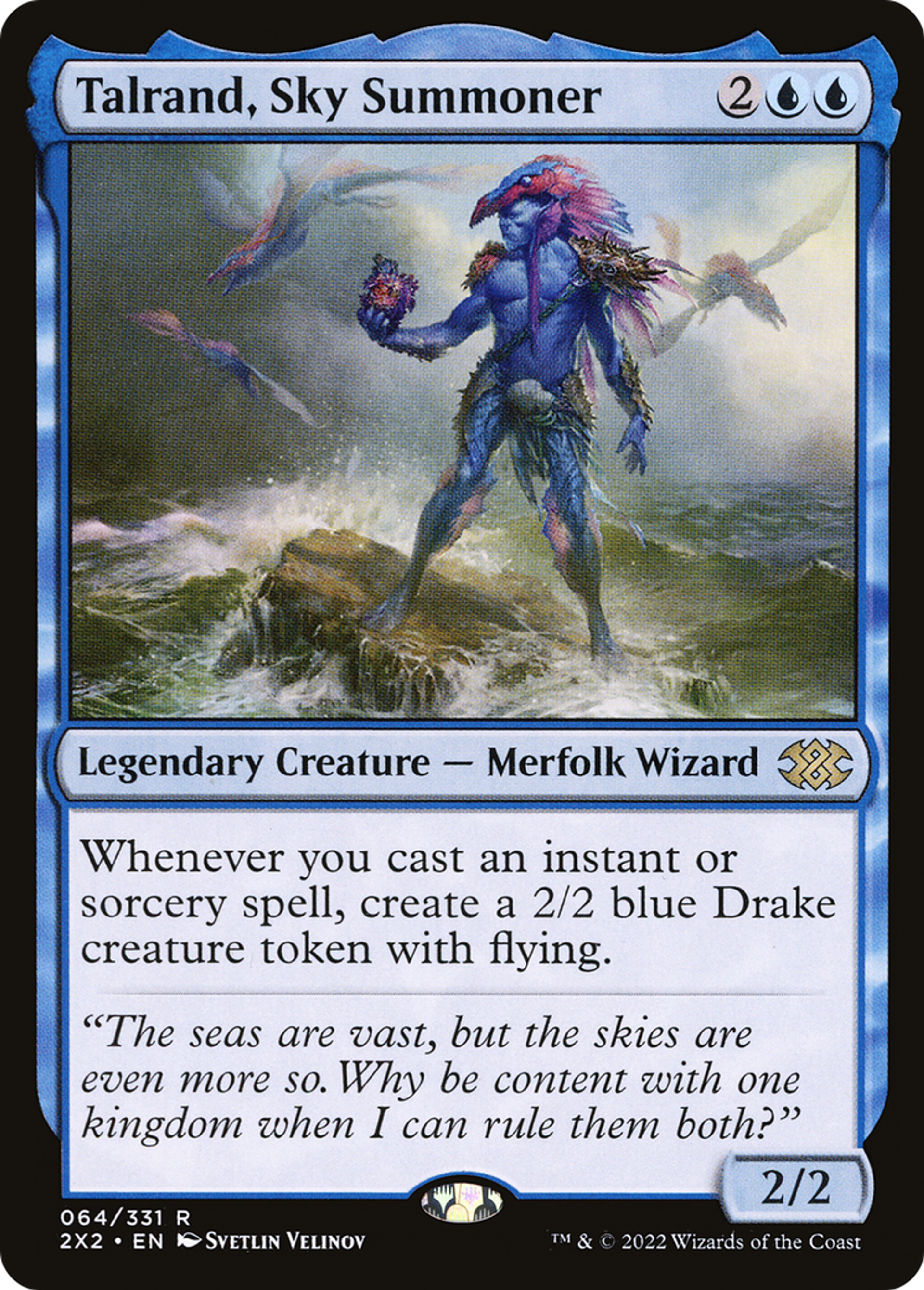 Talrand, Sky Summoner — Double Masters 2022 — Magic: The Gathering