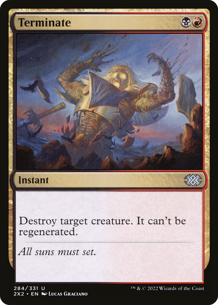 Terminate — Double Masters 2022 — Magic: The Gathering