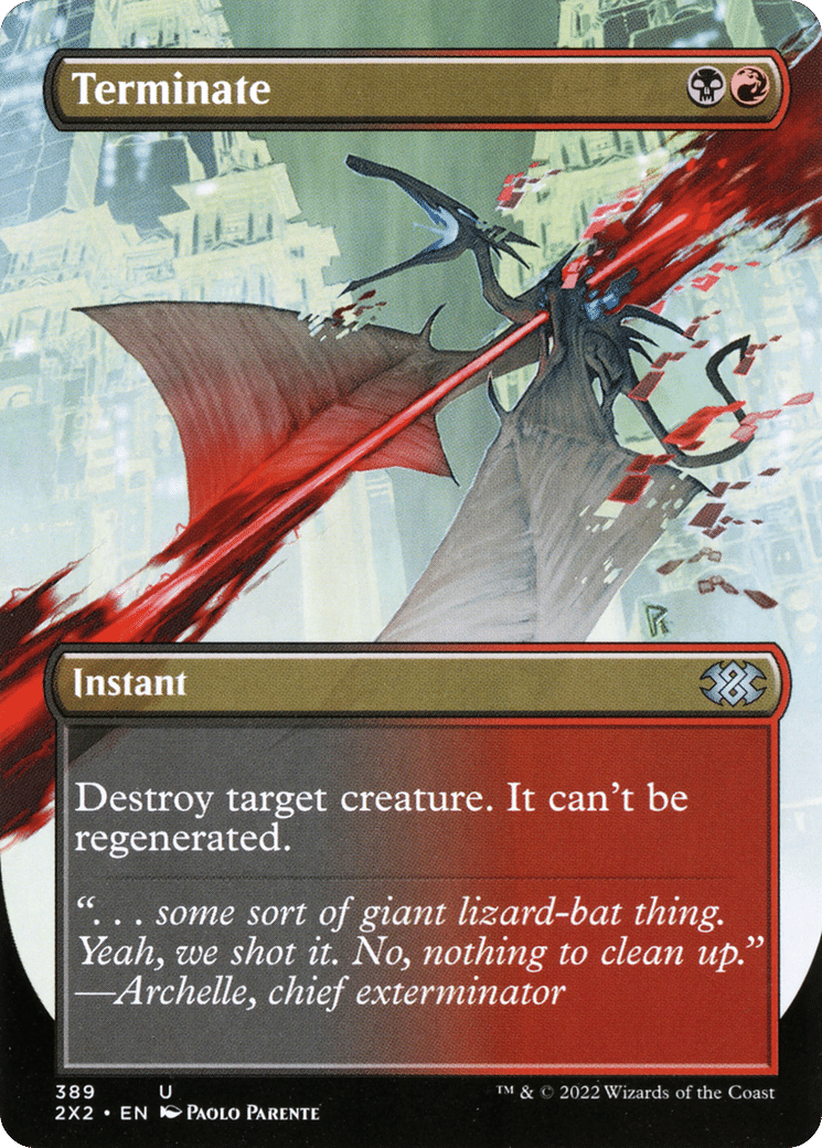 Terminate — Double Masters 2022 — Magic: The Gathering