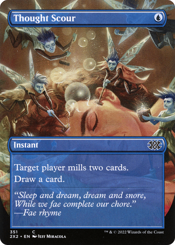 Thought Scour — Double Masters 2022 — Magic: The Gathering