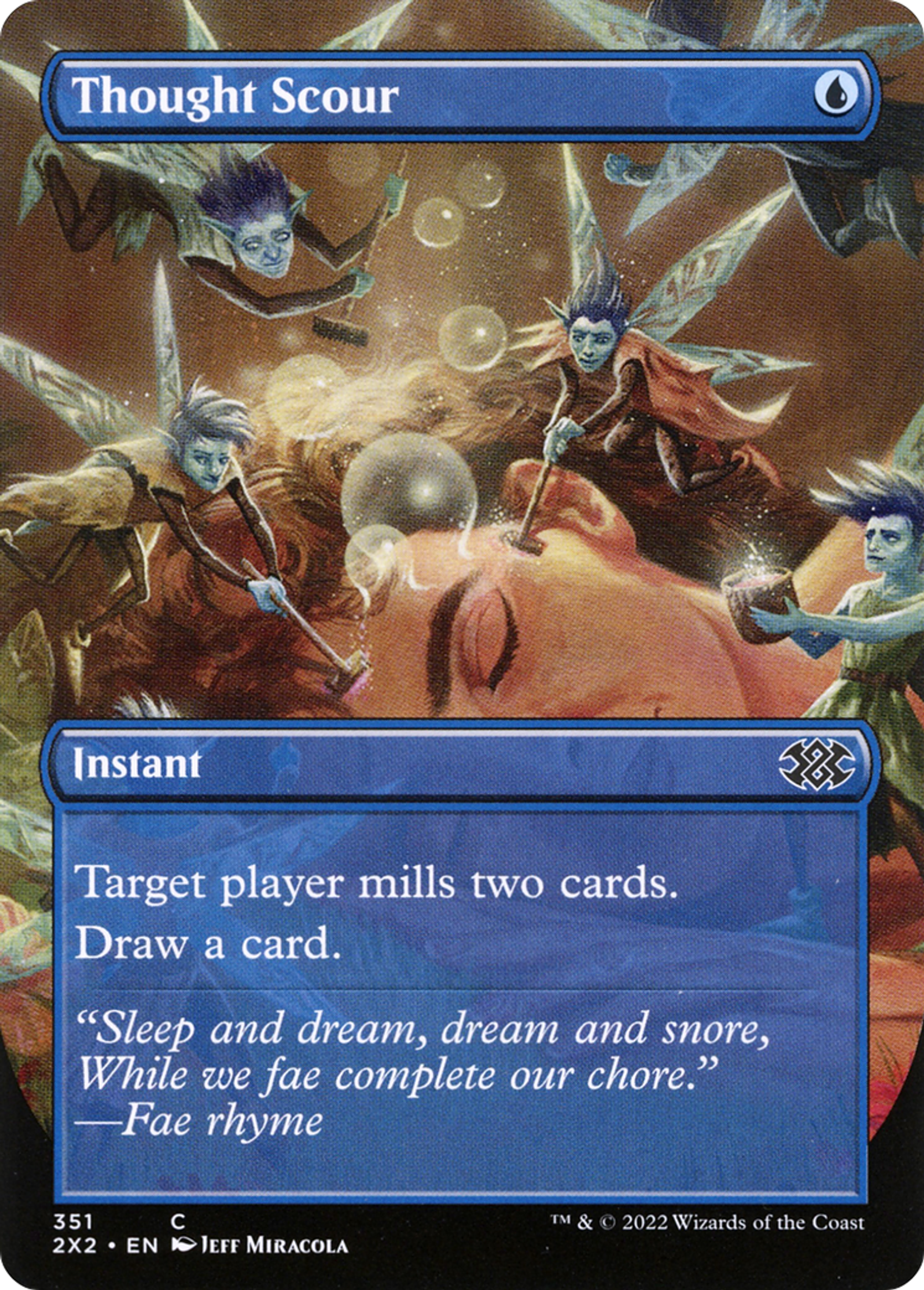Thought Scour — Double Masters 2022 — Magic: The Gathering
