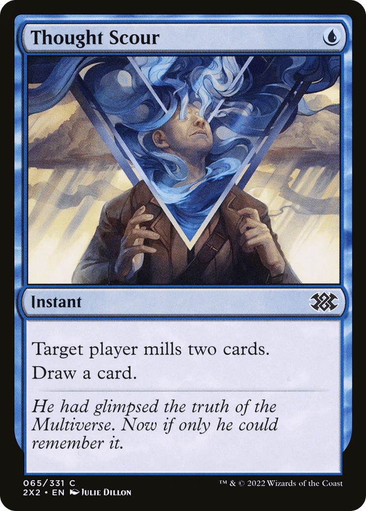 Thought Scour — Double Masters 2022 — Magic: The Gathering