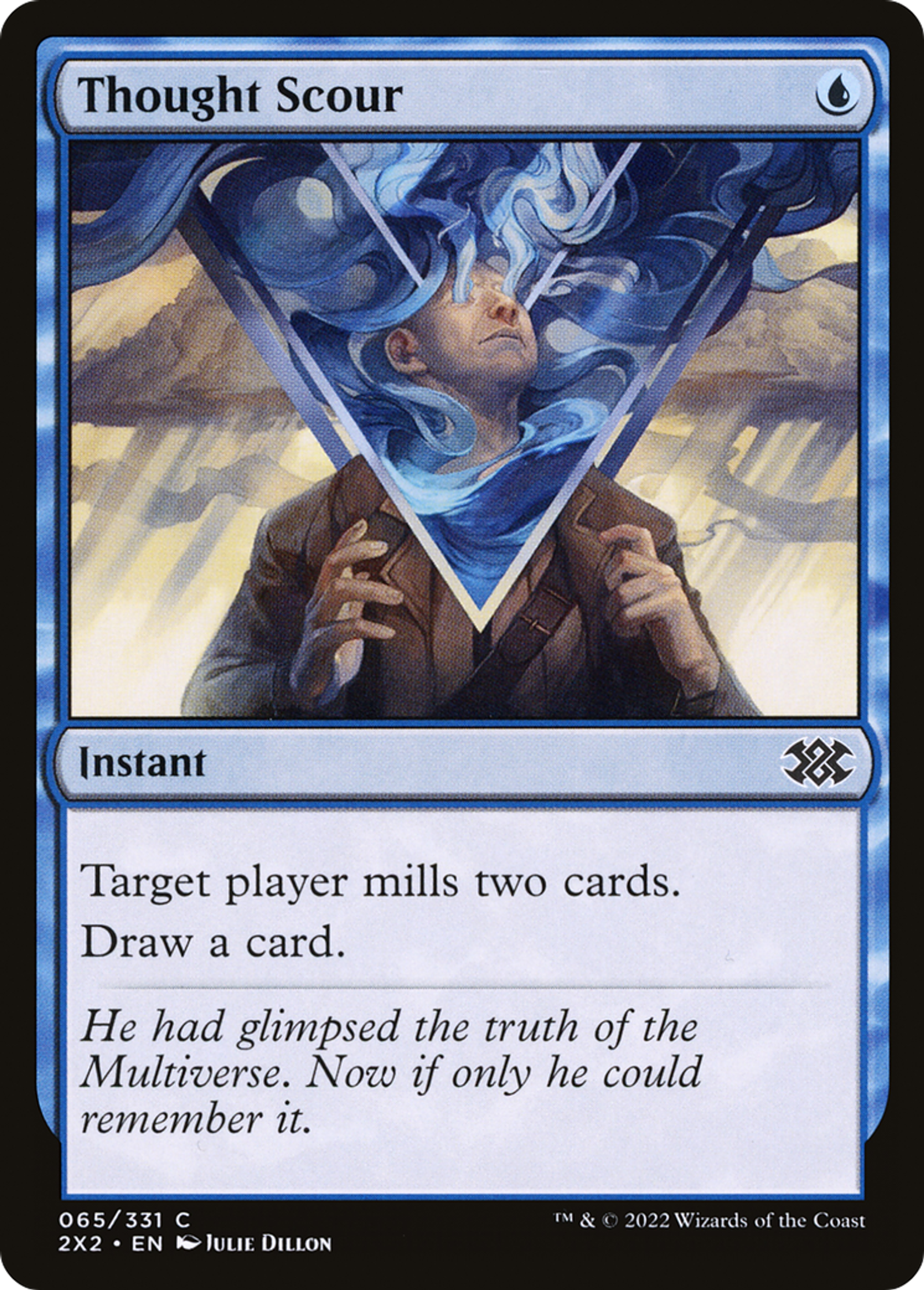 Thought Scour — Double Masters 2022 — Magic: The Gathering