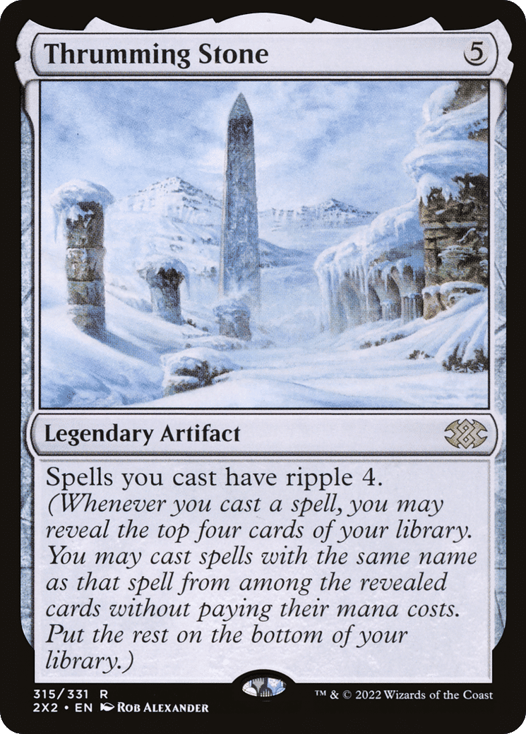 Thrumming Stone — Double Masters 2022 — Magic: The Gathering