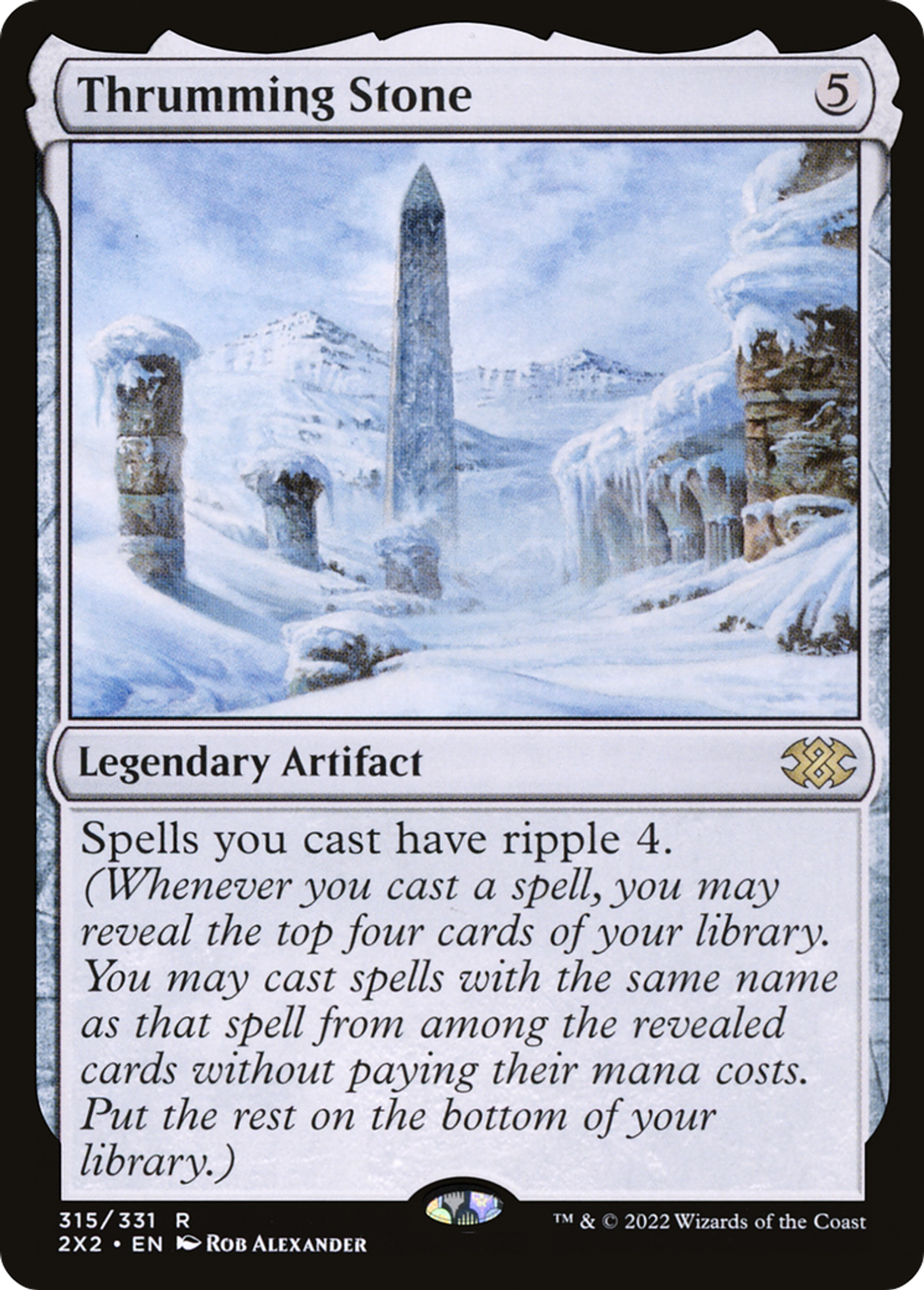 Pierre psalmodique — Double Masters 2022 — Magic: The Gathering