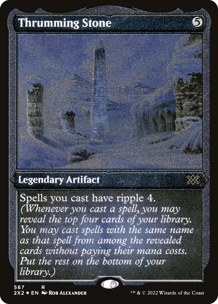 Thrumming Stone — Double Masters 2022 — Magic: The Gathering